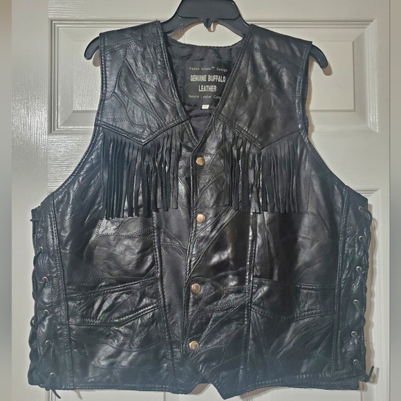 Navarre Leather Company Other - Vintage Men's 3x Buffalo Leather Vest